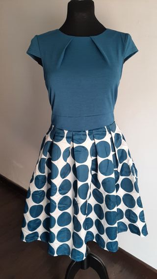 Vestido de fiesta de lunares