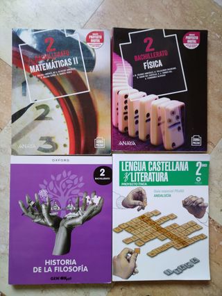 Libros Segundo Bachillerato