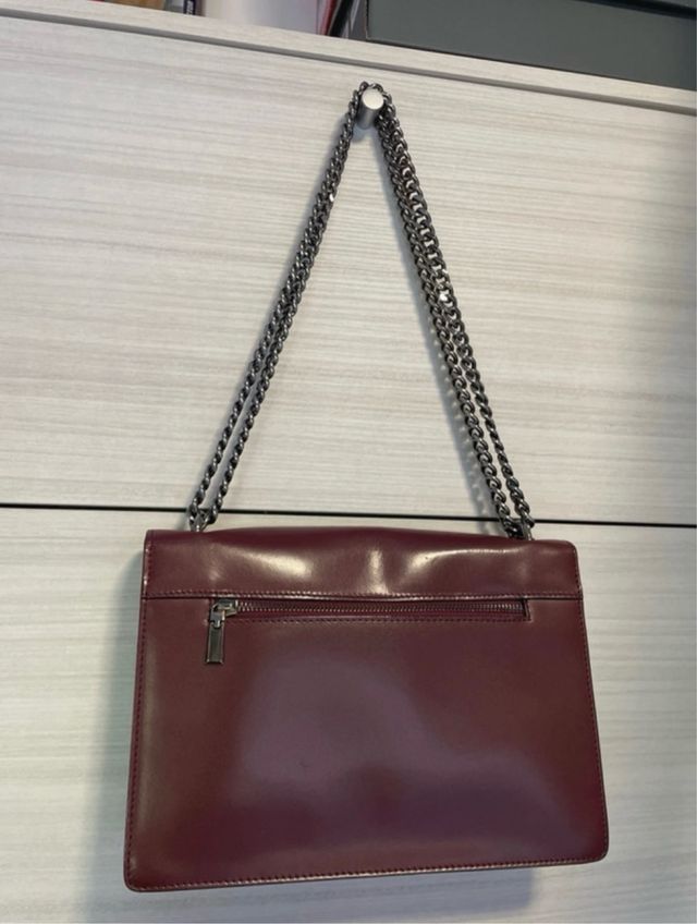 Borsa vera pelle bordeaux