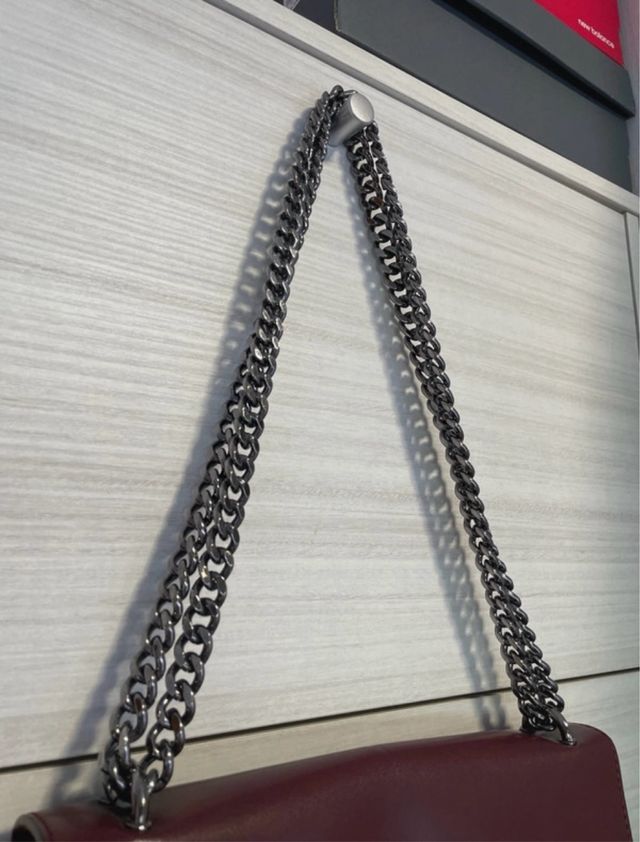 Borsa vera pelle bordeaux