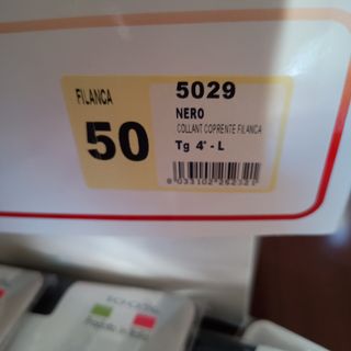 5 paia Collant Liabel 50 DEN tg L coprenti  