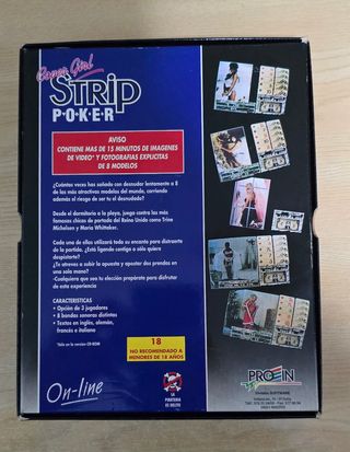 Cover Girl Strip Poker PC Raro
