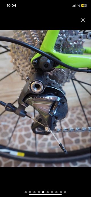 Bicicleta cannondale supersix carbono y Ultegra.