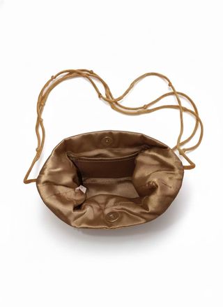 Bolso fiesta etnico/boho con espejos y abalorios.