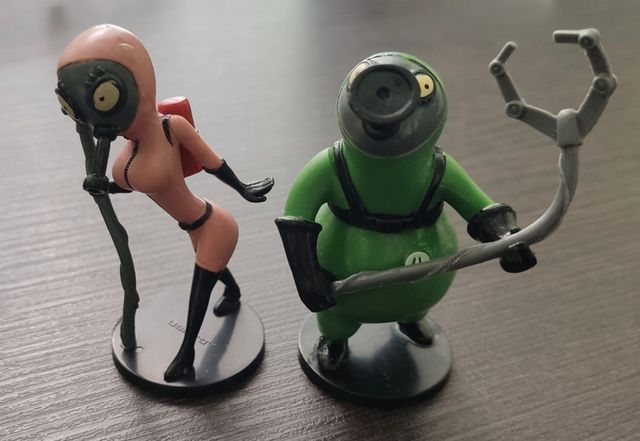 Lote figuras conejos cretinos rabbids ubisof