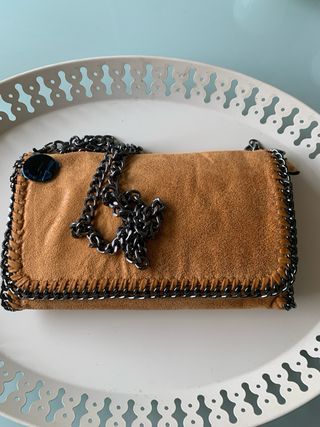 Bolso bandolera cadenas Marrón nuevo