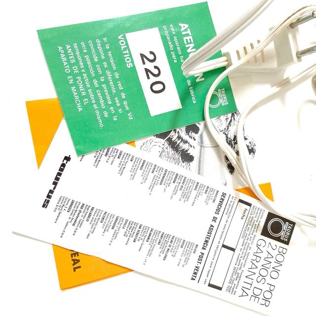 TAURUS BABET. Antiguo secador. Años 60