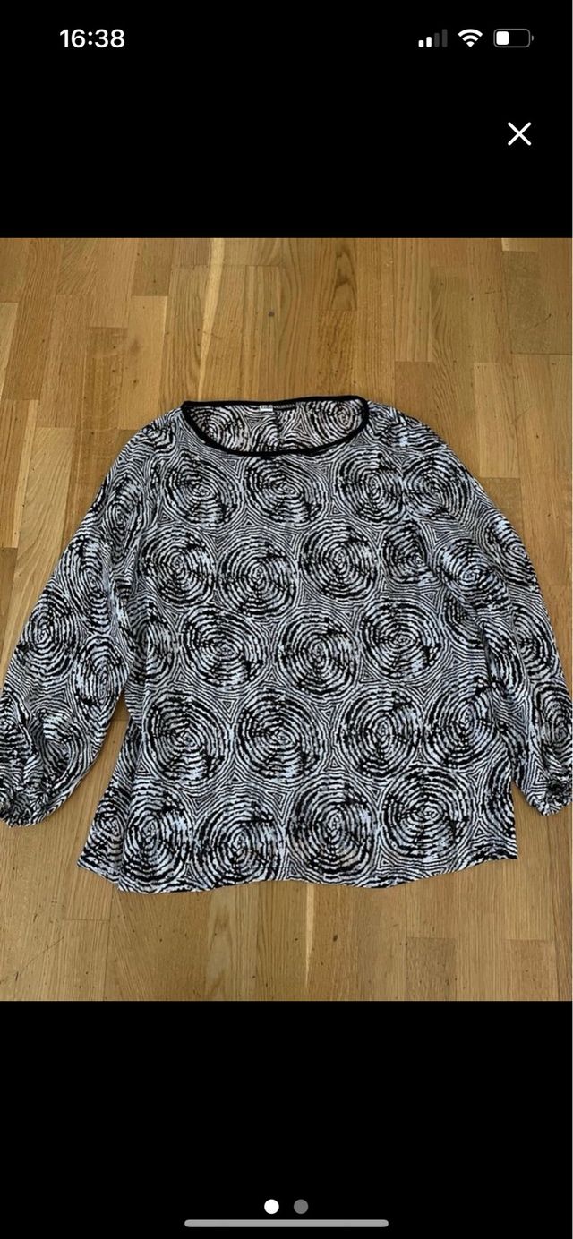 Bluson negro y blanco