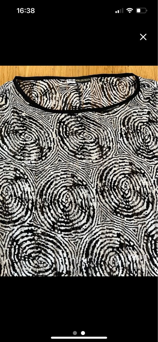 Bluson negro y blanco