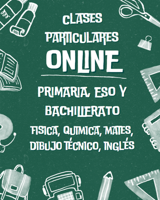 CLASES ONLINE PRIMARIA ESO Y BACHILLERATO