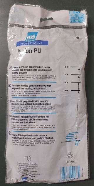 Lotto guanti ICO Professional in gomma naturale