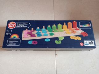 Juego de lógica de madera