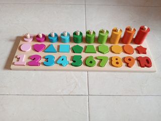 Juego de lógica de madera