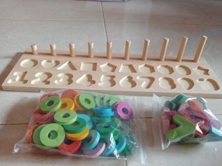 Juego de lógica de madera