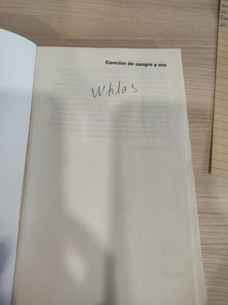 Canción de sangre y oro