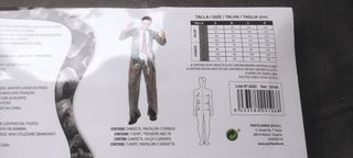 Disfraz zombie colegial familia