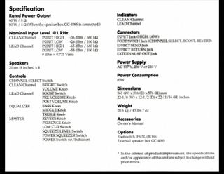 Amplificador de guitarra Roland