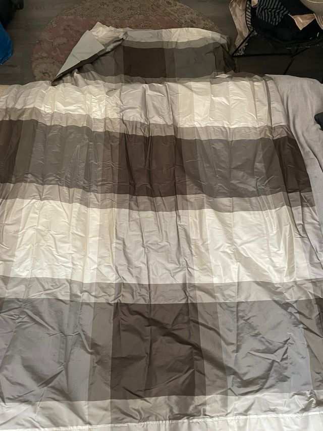 Cortinas cuadros seda 260x260