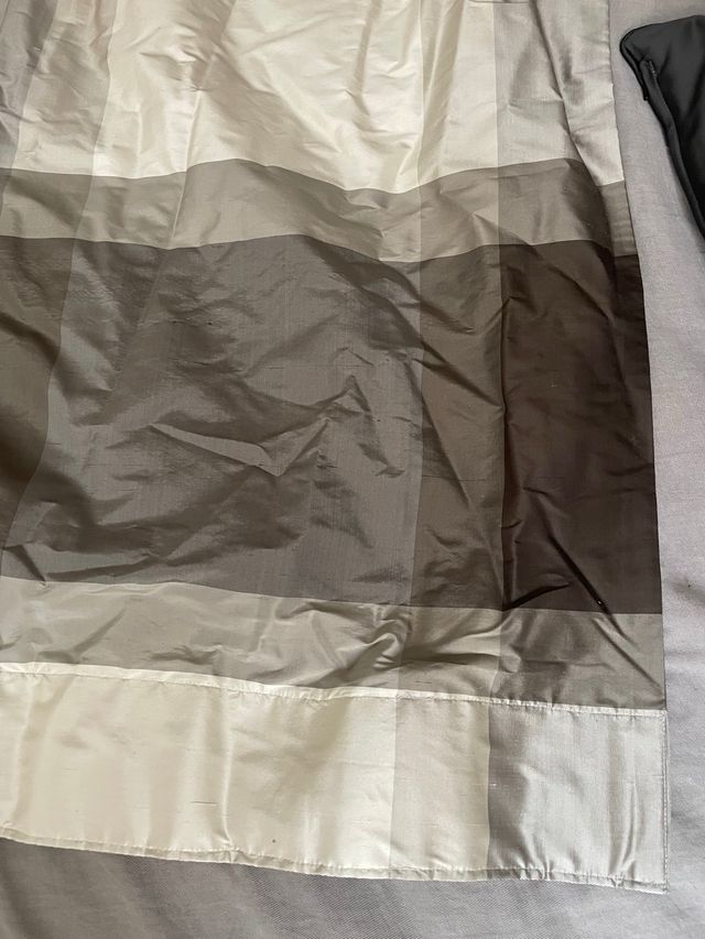 Cortinas cuadros seda 260x260