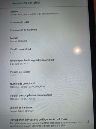 Tablet lenovo