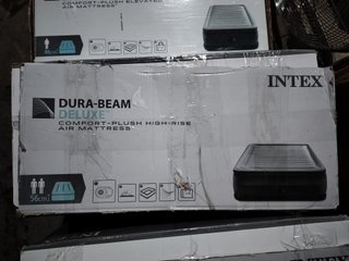 Colchon hinchable dura beam deluxe 56 cm pinchado