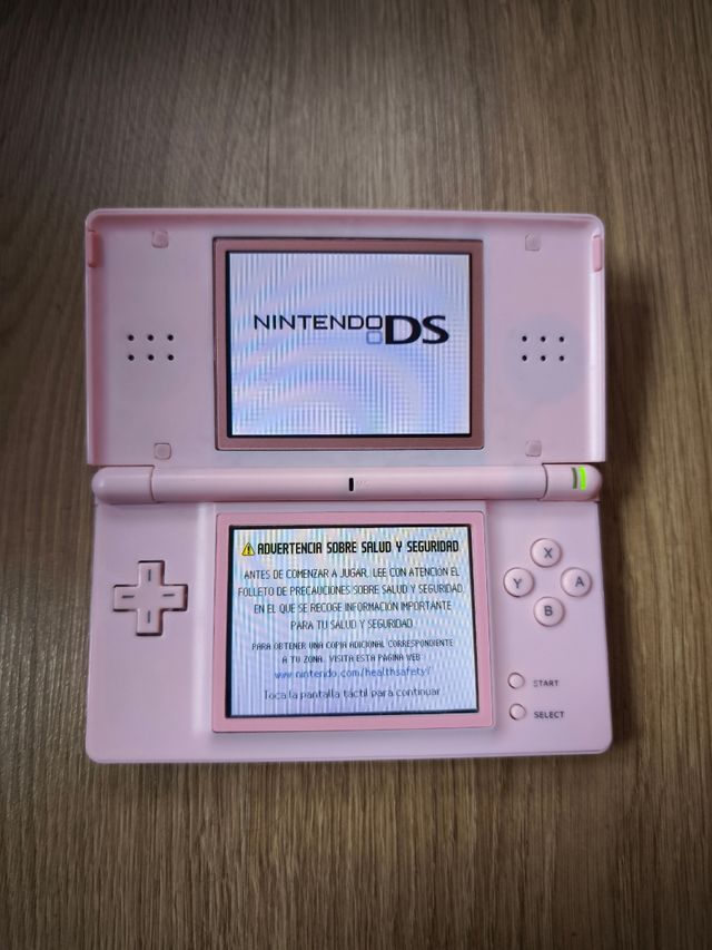 Nintendo DS Lite Rosa con cargador USB  - Nuevo