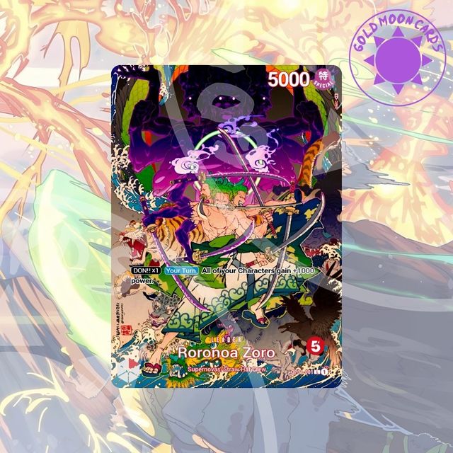 Roronoa Zoro OP01-001 CUSTOM Líder