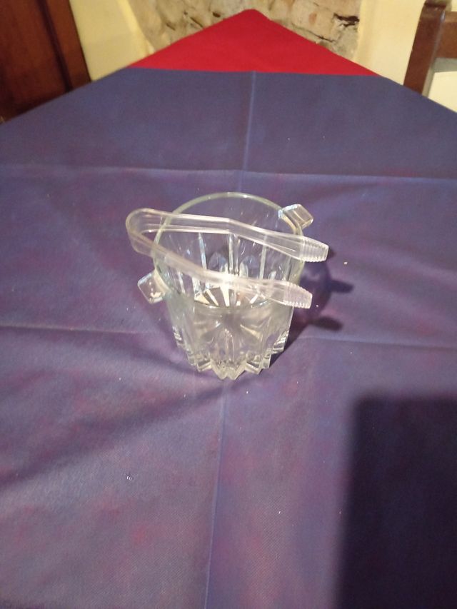 Porta ghiaccio in vetro 