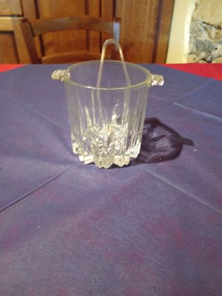 Porta ghiaccio in vetro