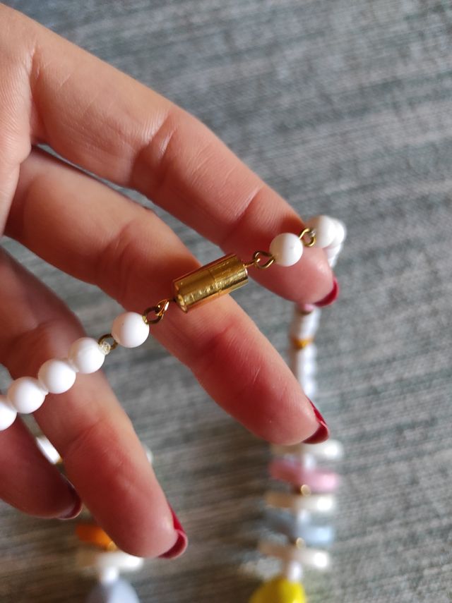 Collar colores pastel vintage