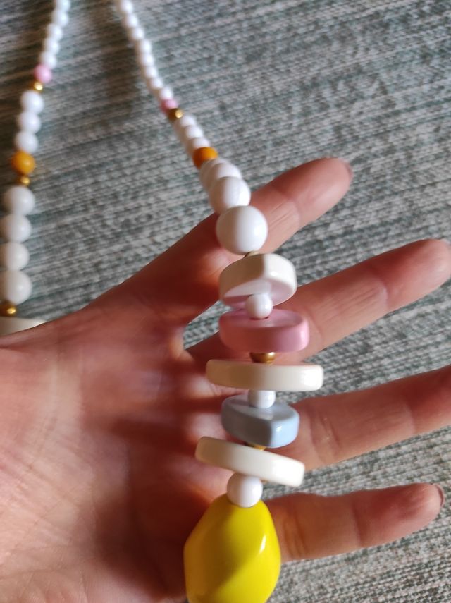 Collar colores pastel vintage