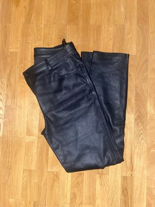 Pantalon de piel de Massimo Dutti 