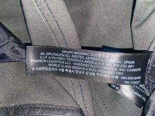 Pantalon de piel de Massimo Dutti 
