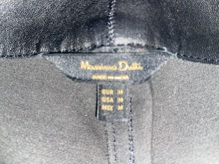 Pantalon de piel de Massimo Dutti 