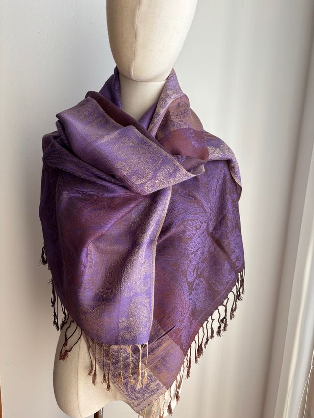 Stola donna in misto lanacotone