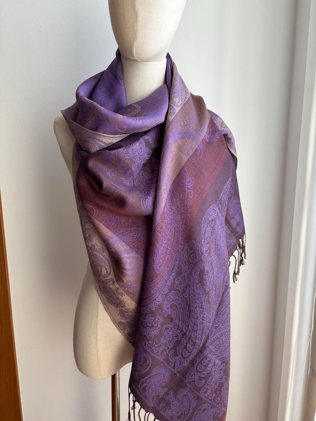 Stola donna in misto lanacotone