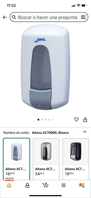 Dosificador de jabon nuevo