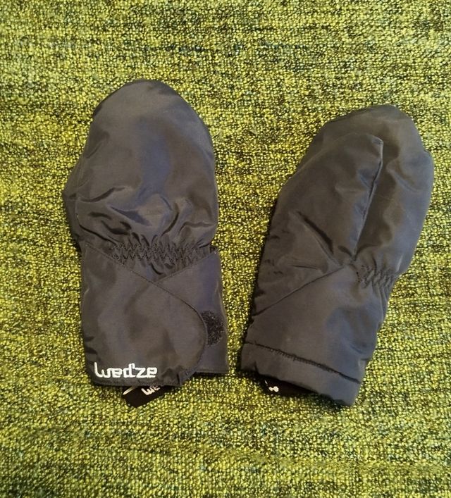 Manoplas niño nieve