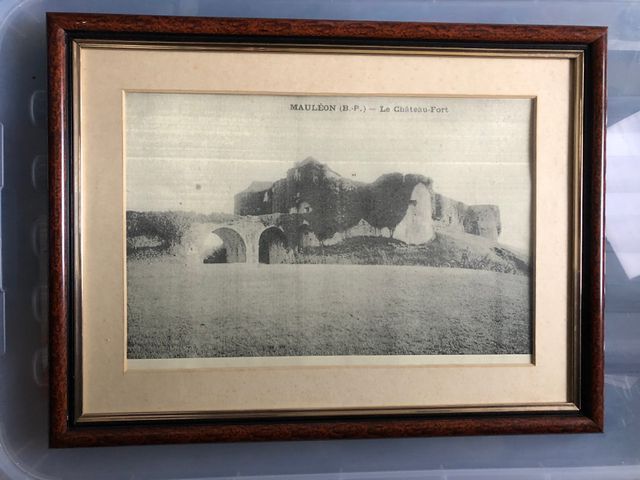 Colección 7 marcos madera y grabados País Vasco