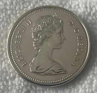 Moneda de Plata de 1 Dollar Canadá