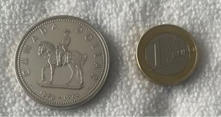 Moneda de Plata de 1 Dollar Canadá