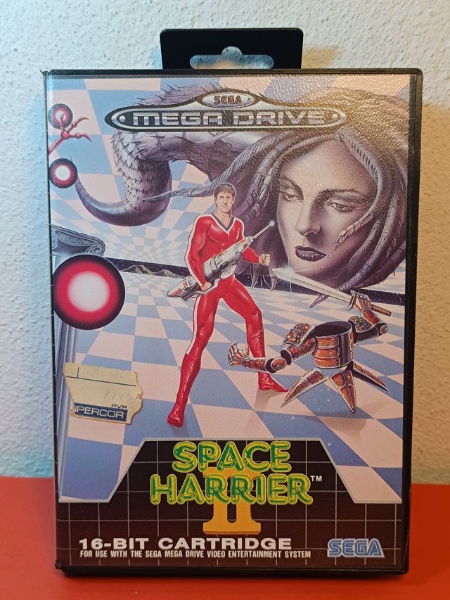 Juego Space Harrier II Mega Drive+ poster Mega