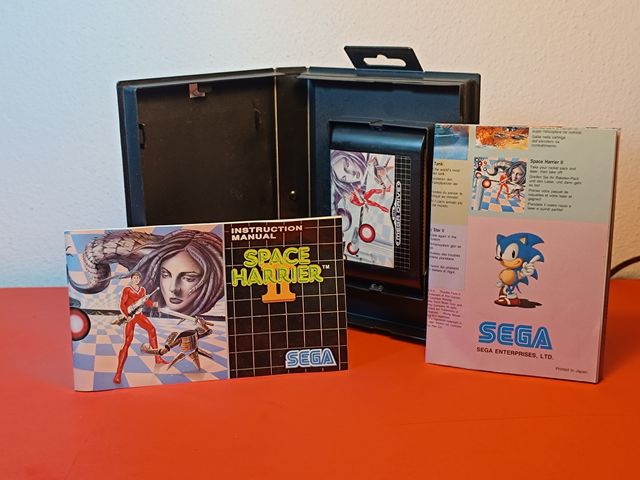 Juego Space Harrier II Mega Drive+ poster Mega