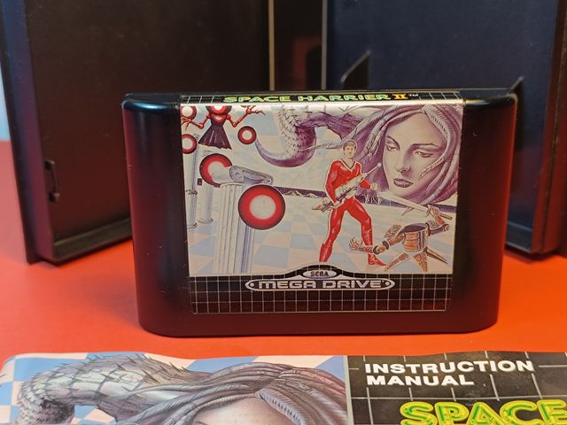 Juego Space Harrier II Mega Drive+ poster Mega