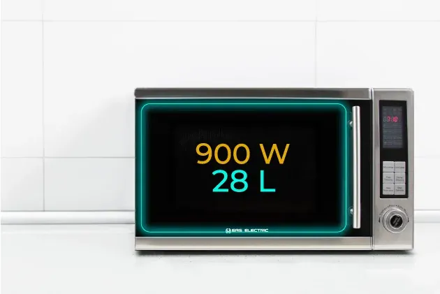 LIQUIDACION: Microondas EAS Electric con grill 28L