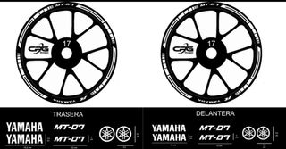 Pegatinas llantas yamaha mt07