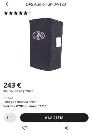 altavoces array Das Vantec 20a