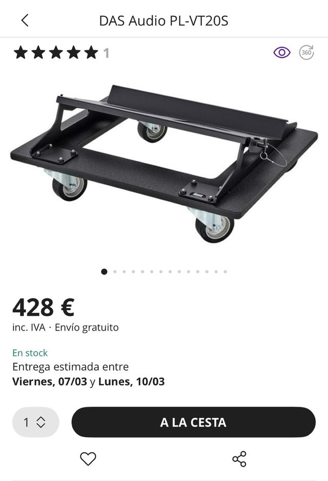 altavoces array Das Vantec 20a