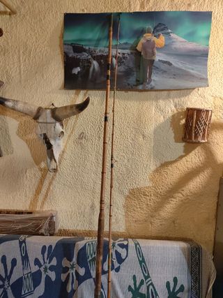 Caña de pescar bambú 