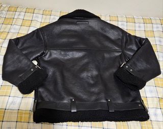 Cazadora doble faz negra Zara M 